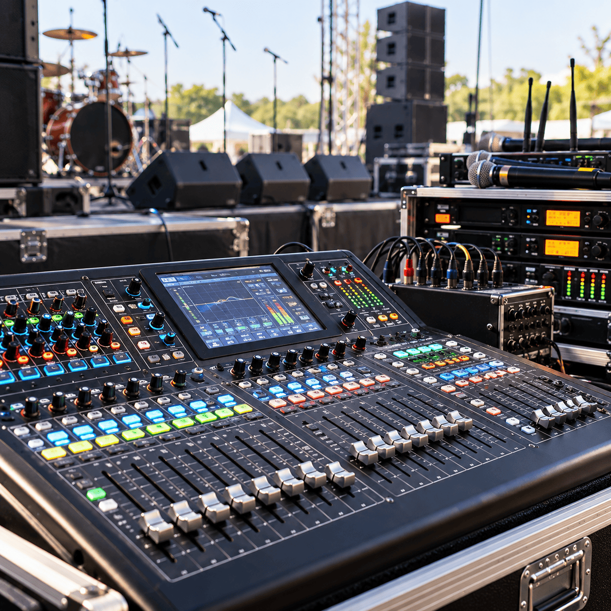 Professional audio mixer available for hire
