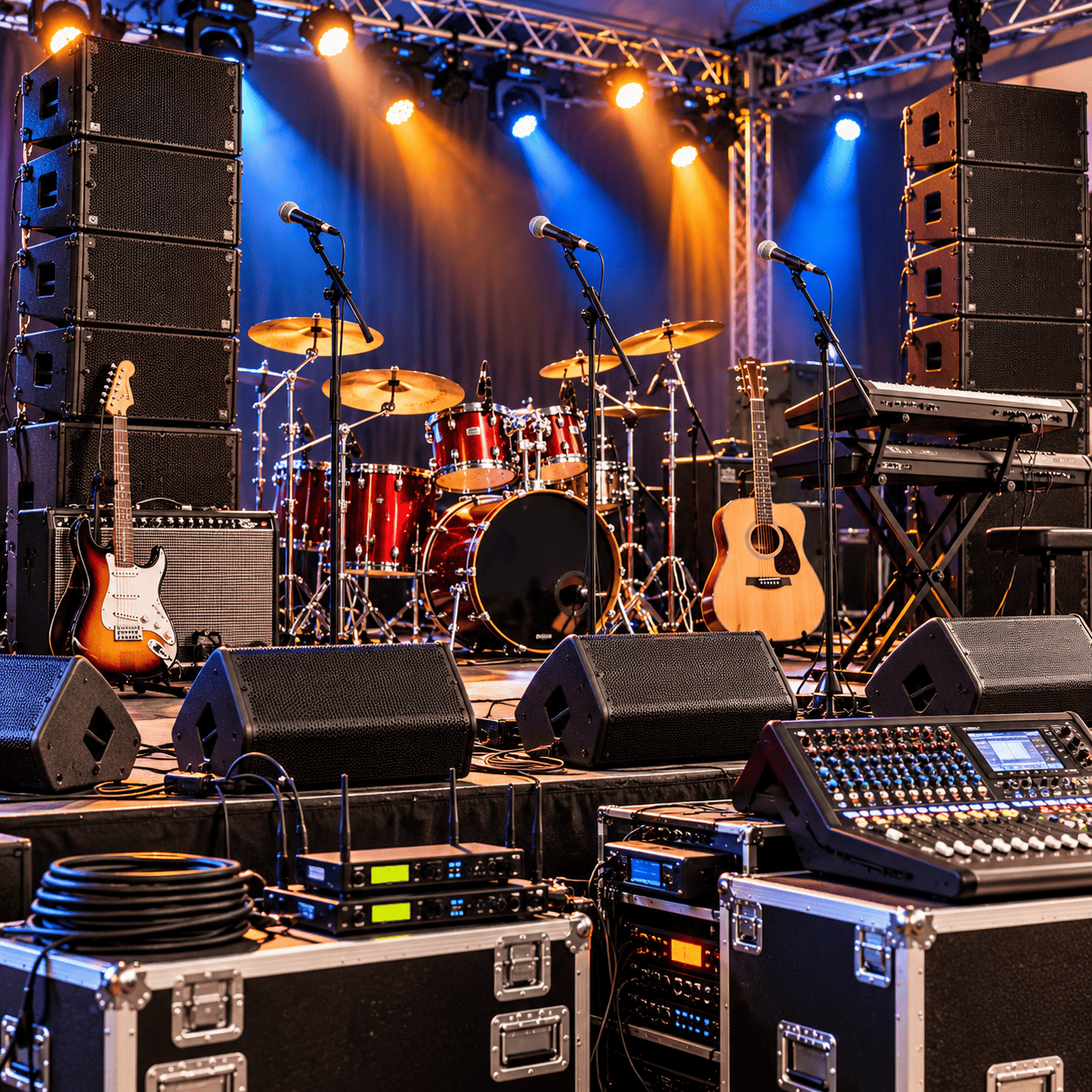 OHMMS Entertainment and Sounds professional event setup